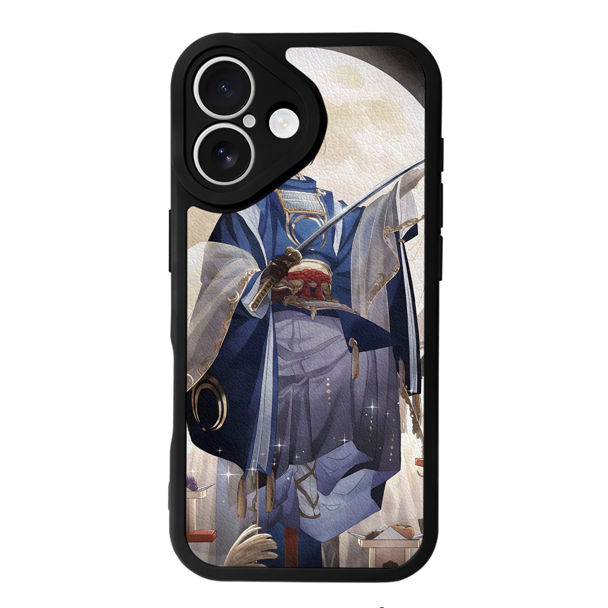（画像用） 刀剣乱舞 Touken Ranbu 【iPhone 16シリーズ対応】シリコンスマホケース（レザー調） 材質：シリコン